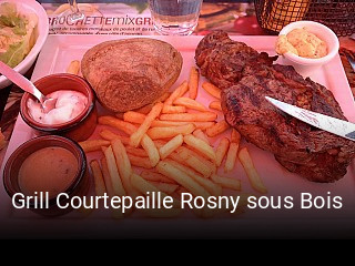 Grill Courtepaille Rosny sous Bois réservation en ligne