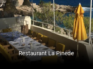Restaurant La Pinede réservation en ligne