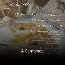 A Campinca réservation de table