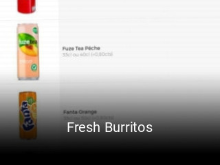 Fresh Burritos réservation en ligne