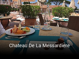 Réserver une table chez Chateau De La Messardiere maintenant