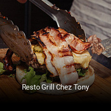Resto Grill Chez Tony réservation de table