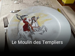 Le Moulin des Templiers réservation de table