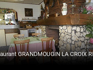 Restaurant GRANDMOUGIN LA CROIX REGIS réservation de table
