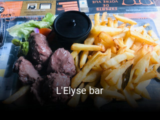 L'Elyse bar réservation de table