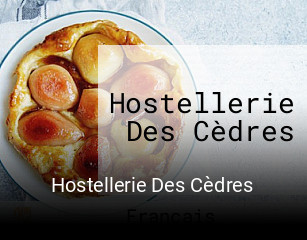 Hostellerie Des Cèdres réservation