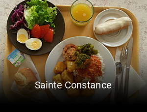 Sainte Constance réservation de table