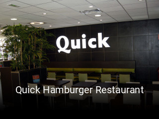 Quick Hamburger Restaurant réservation de table
