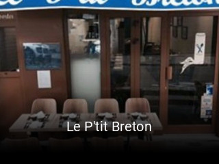 Réserver une table chez Le P'tit Breton maintenant
