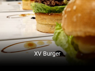 XV Burger réservation de table