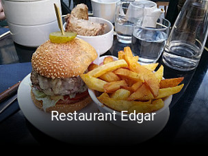 Restaurant Edgar réservation en ligne