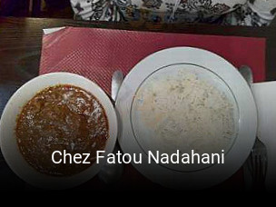 Chez Fatou Nadahani réservation de table