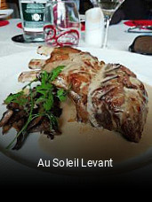 Au Soleil Levant réservation de table