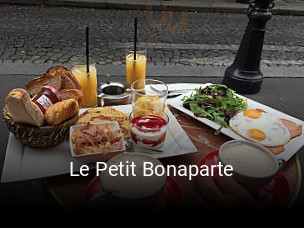Le Petit Bonaparte réservation de table