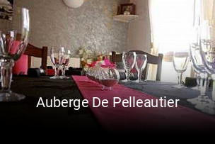 Auberge De Pelleautier réservation en ligne