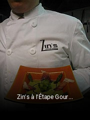 Réserver une table chez Zin's à l'Étape Gourmande maintenant