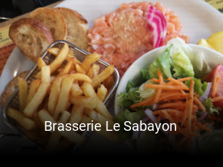 Brasserie Le Sabayon réservation en ligne