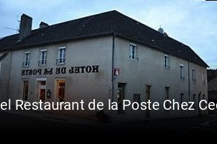 Hotel Restaurant de la Poste Chez Cecile réservation en ligne
