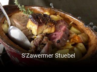 Réserver une table chez S'Zawermer Stuebel maintenant