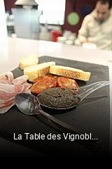 La Table des Vignobles réservation de table