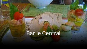Bar le Central réservation de table