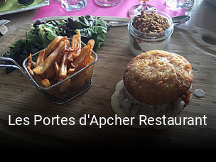 Les Portes d'Apcher Restaurant réservation de table