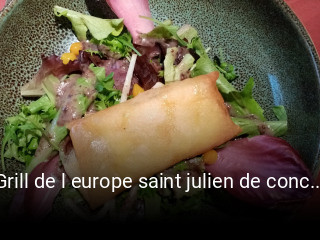 Grill de l europe saint julien de concelles réservation de table