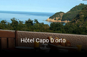 Hôtel Capo D'orto réservation de table