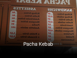 Pacha Kebab réservation en ligne