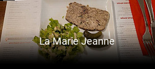 La Marie Jeanne réservation de table
