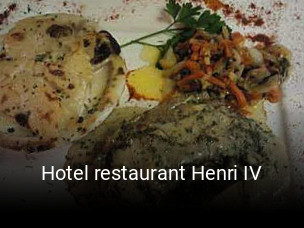 Réserver une table chez Hotel restaurant Henri IV maintenant