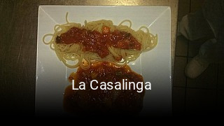 La Casalinga réservation de table