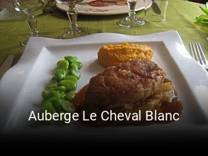 Auberge Le Cheval Blanc réservation de table