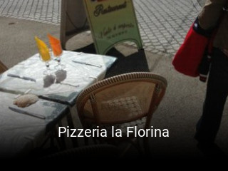 Pizzeria la Florina réservation de table