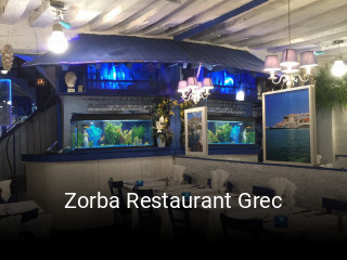 Réserver une table chez Zorba Restaurant Grec maintenant