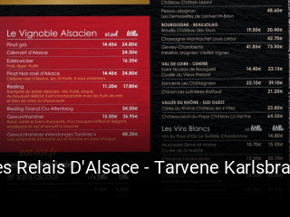 Réserver une table chez Les Relais D'Alsace - Tarvene Karlsbrau maintenant
