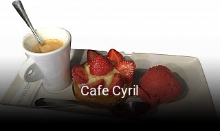 Cafe Cyril réservation