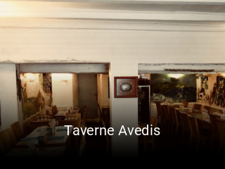 Taverne Avedis réservation de table