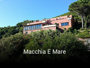 Macchia E Mare réservation en ligne