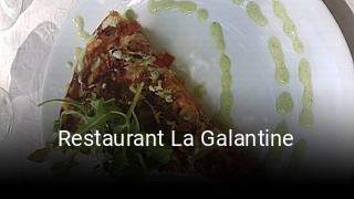 Restaurant La Galantine réservation