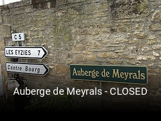 Auberge de Meyrals - CLOSED réservation en ligne