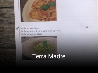 Réserver une table chez Terra Madre maintenant