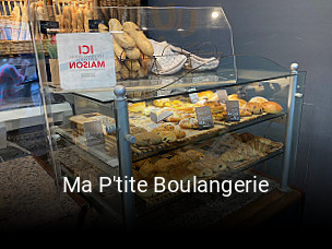 Ma P'tite Boulangerie réservation de table