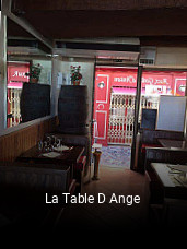 La Table D Ange réservation de table