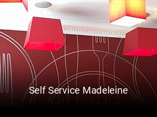 Self Service Madeleine réservation de table