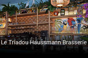 Le Triadou Haussmann Brasserie réservation en ligne