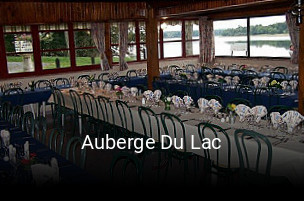 Auberge Du Lac réservation en ligne