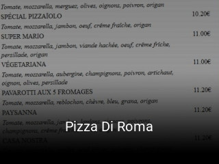 Pizza Di Roma réservation en ligne