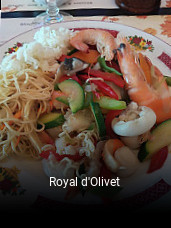 Royal d'Olivet réservation de table