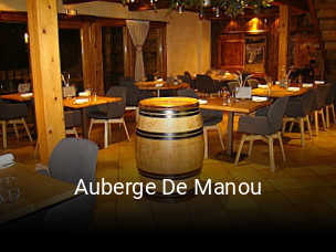 Réserver une table chez Auberge De Manou maintenant